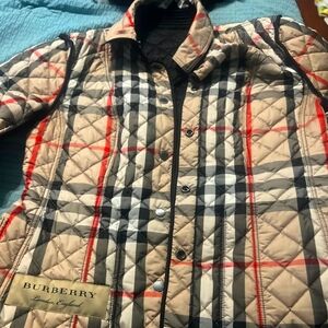 Burberry Quilted Reversible Jacket Sz M